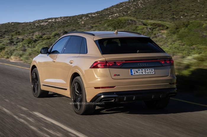 2024 Audi Q8 facelift rear action
